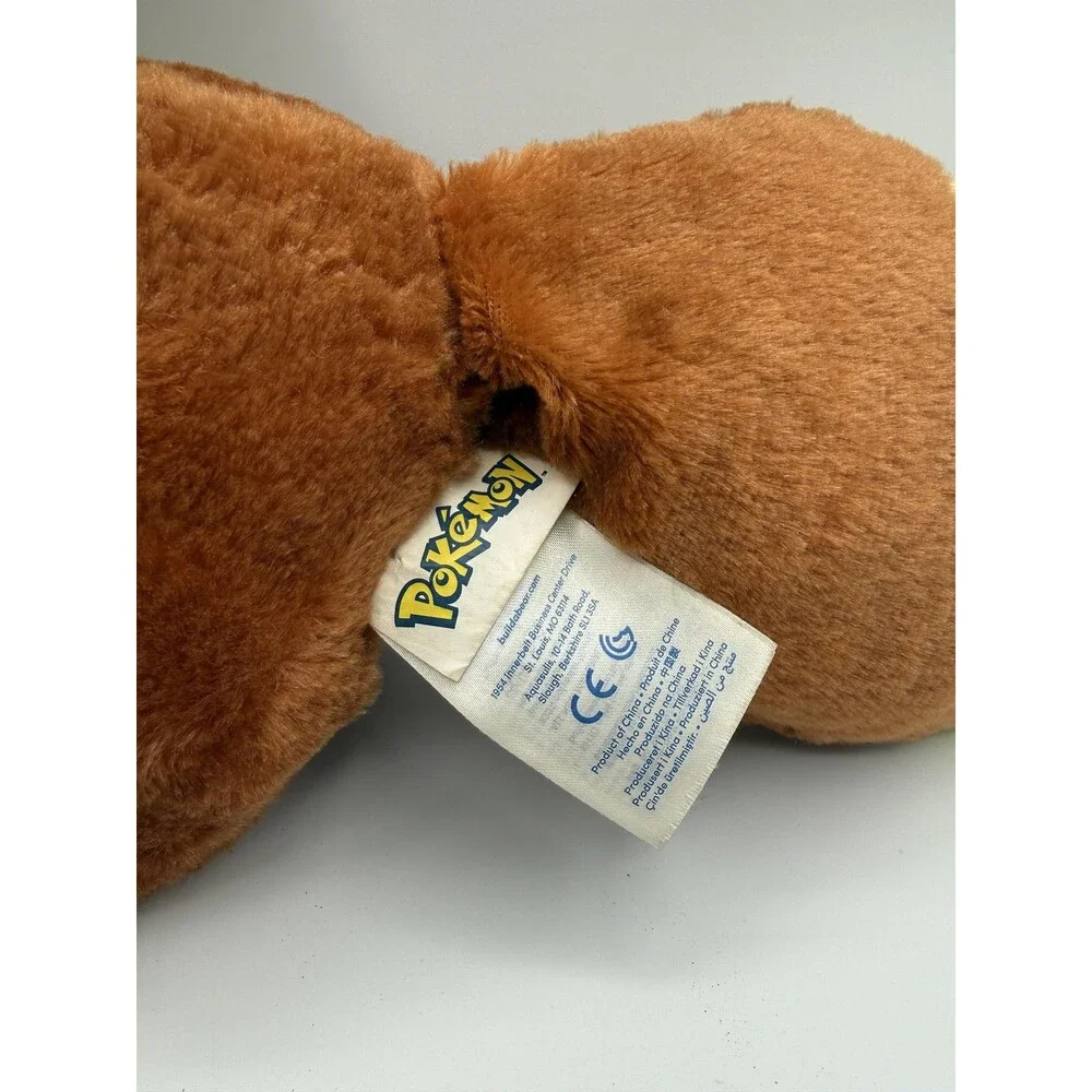 RARE Build a Bear Pokemon Eevee Plush Original 2016 Release w RED EYES